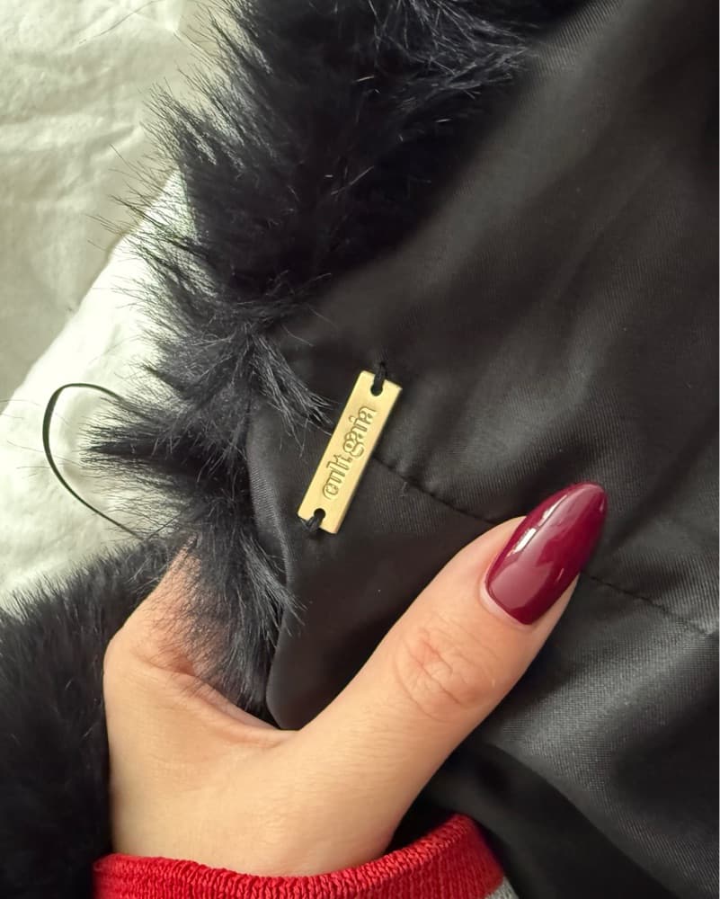 Black Cult Gaia Faux Fur Bentley Jacket - Image 6