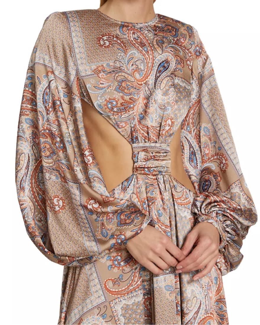 Bronx And Banco Noelle Paisley Gown  - Image 2