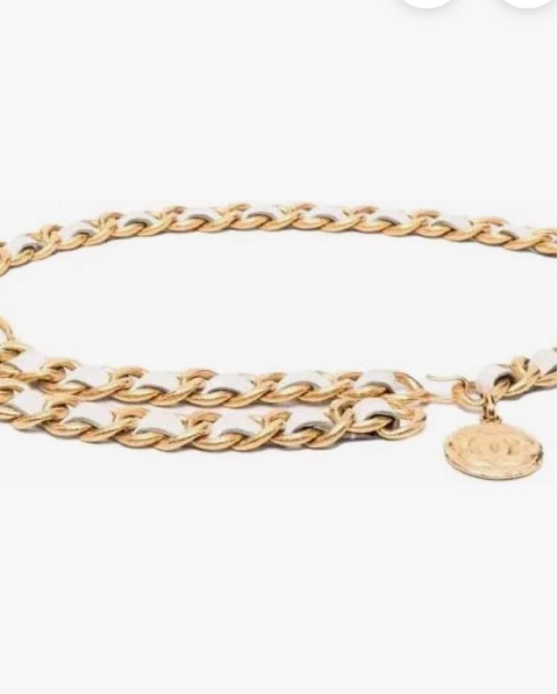 Vintage Chanel Chain Belt - Image 2