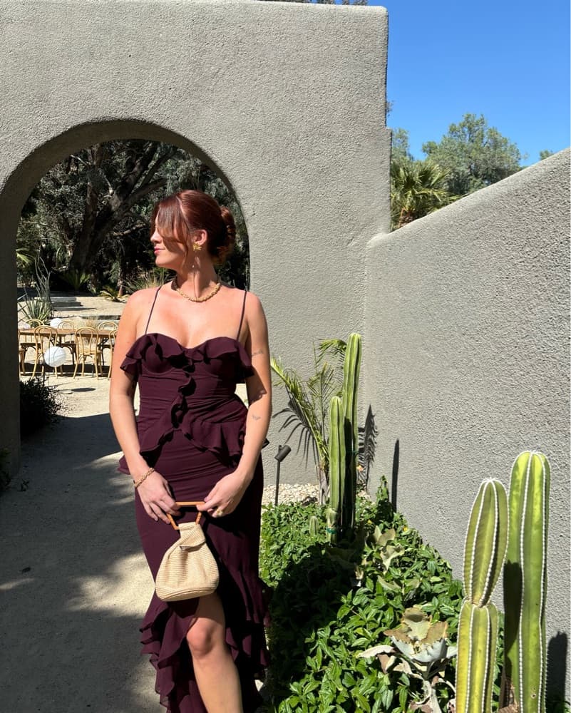 Melissa Gown in red wine  - Image 3