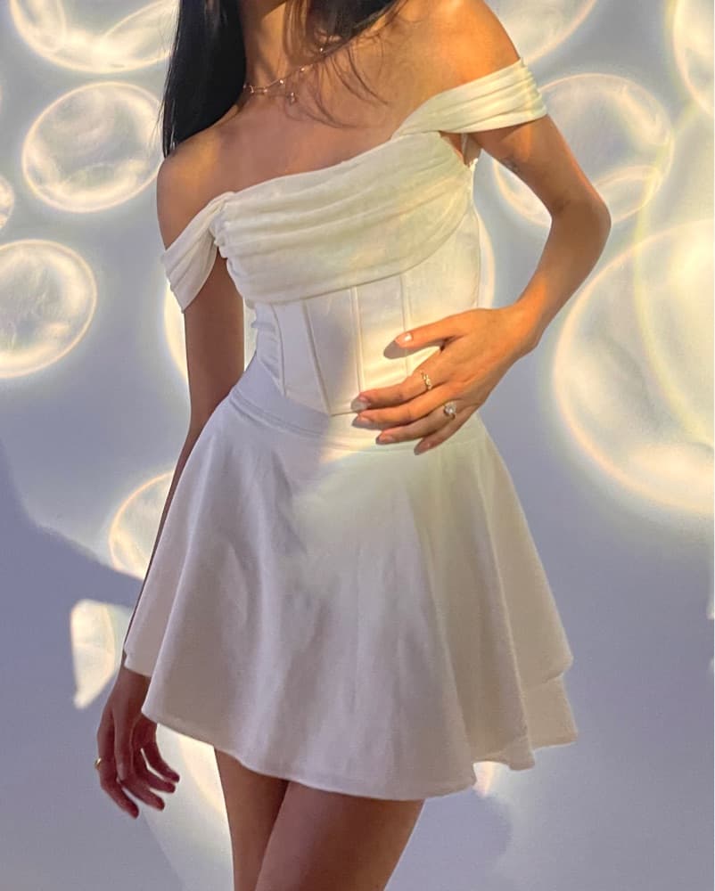 Off Shoulder Corset Top - Image 2