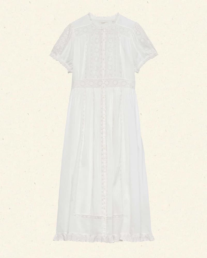 Doen White Windsor Dress - Image 5