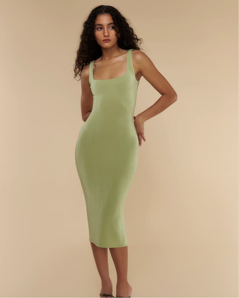 Mirror Palais Supermodel Dress Pistachio - Image 1