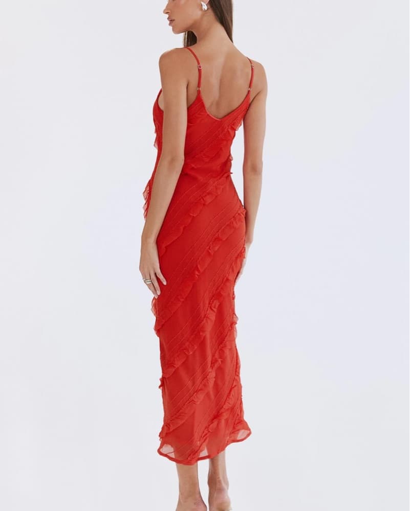 Red Maxi Dress  - Image 3