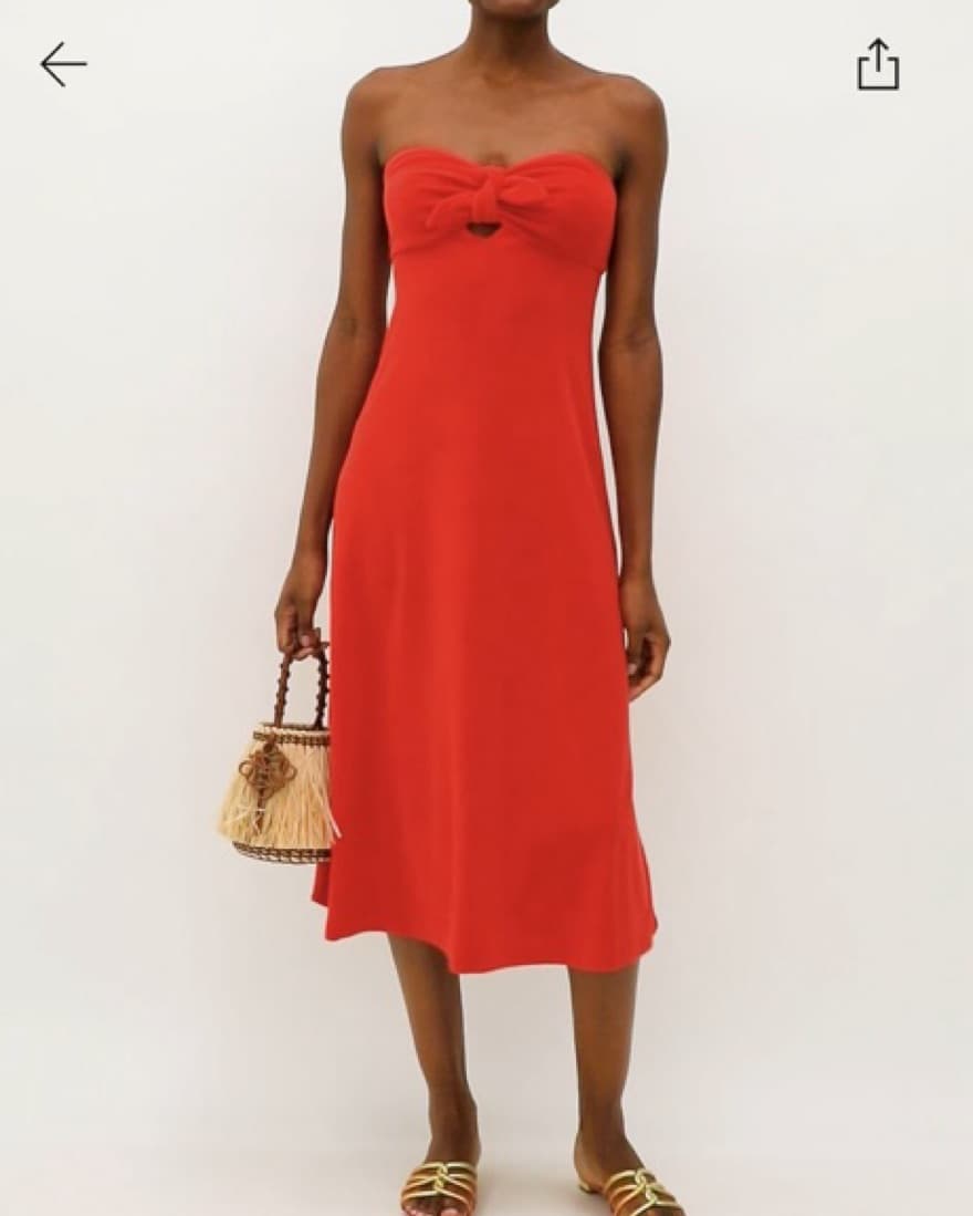 Zimmerman Terry Cloth Strapless Dress - Image 1