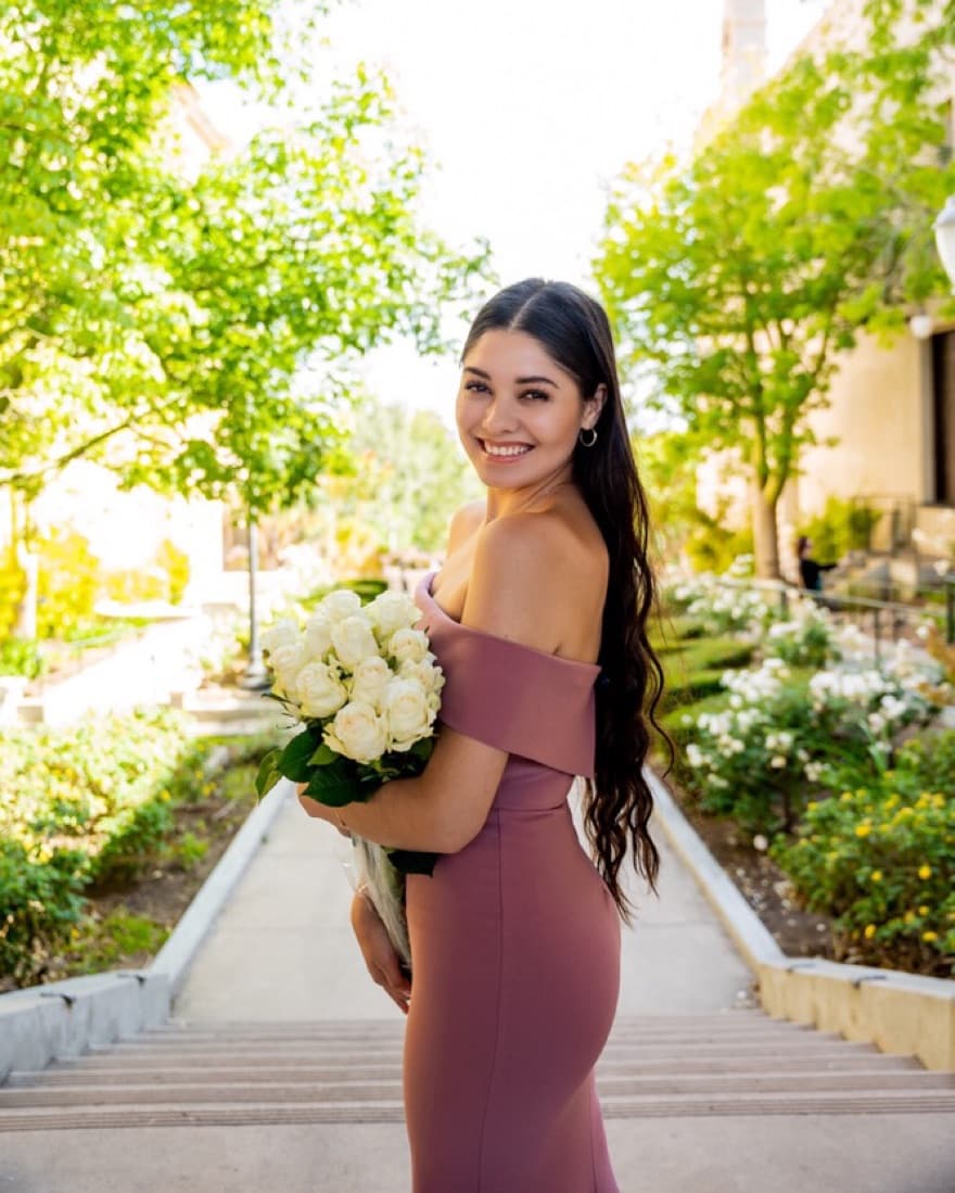 Off Shoulder Formal Dress - Image 1