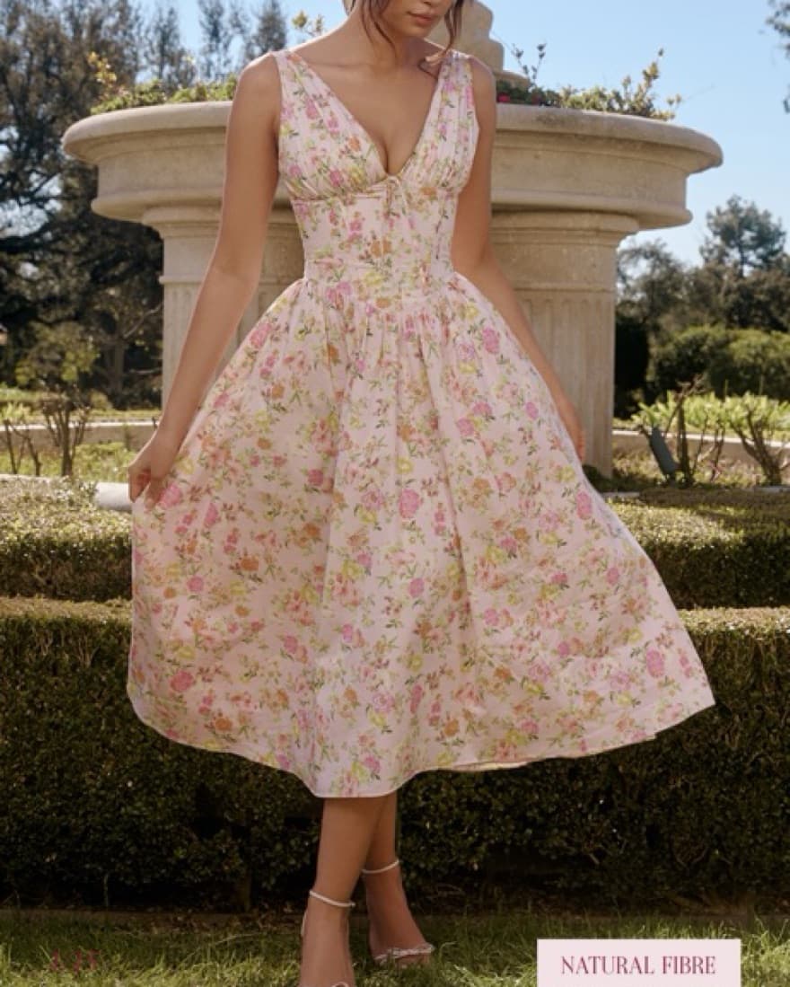 House Of Cb Emmelina Floral Dress - Image 1