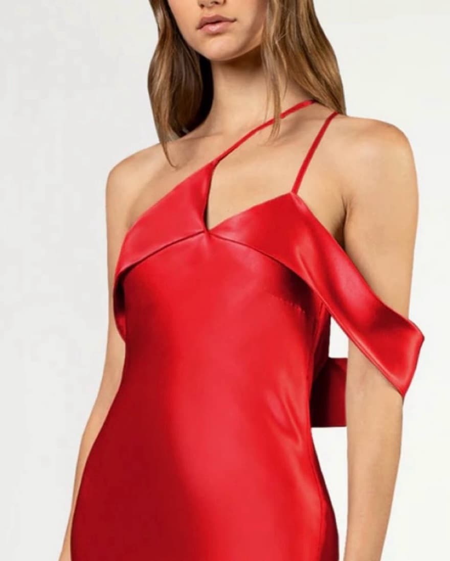 Michelle Mason Split Neckline RubyDress  - Image 1