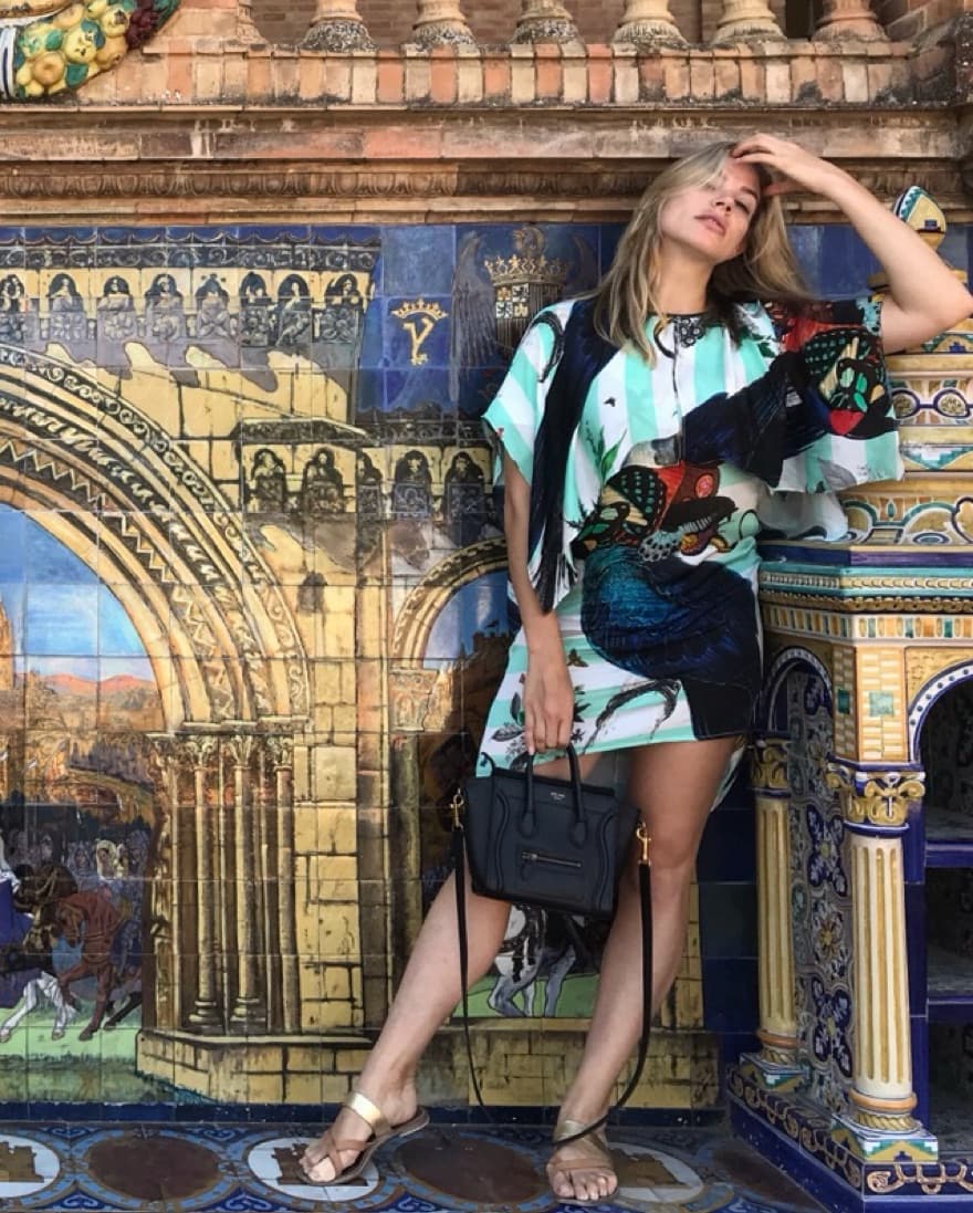 Beyond the Valley Silk Printed Dress - Image 1