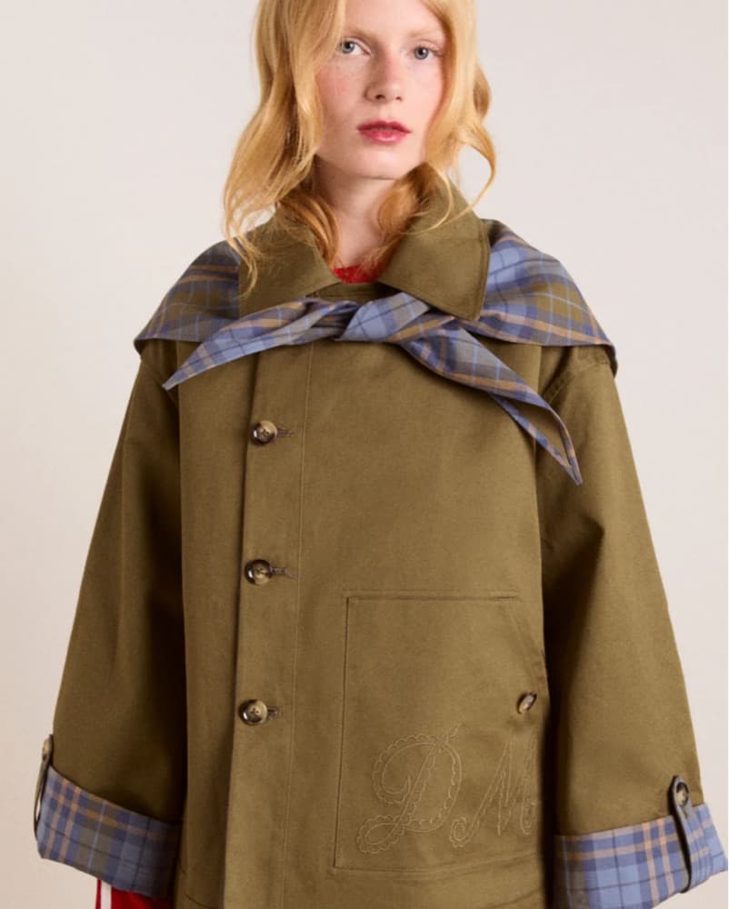 Damson Madder Reversible Trench - Image 1