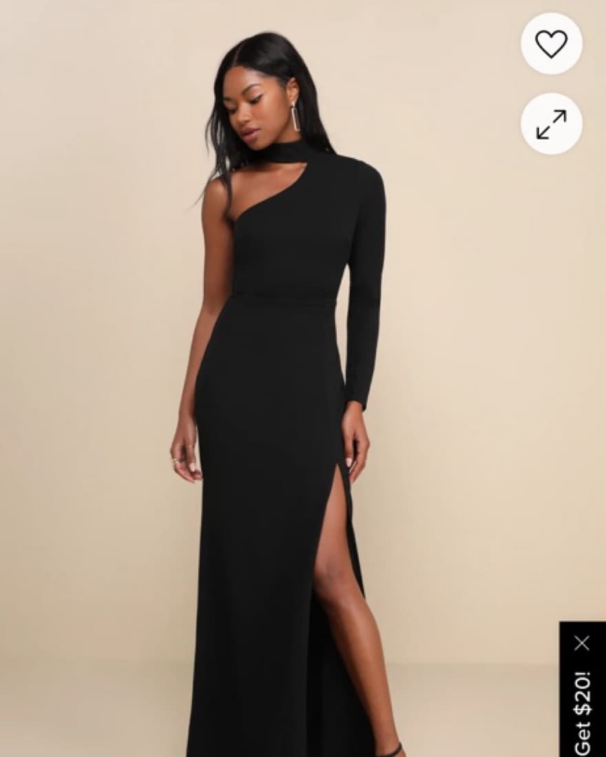 Lulu’s Black cutout Dress  - Image 1