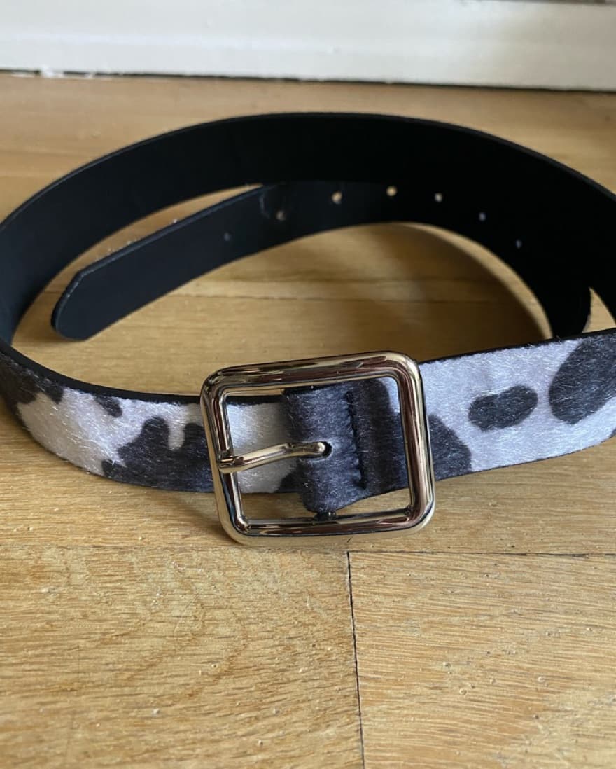 Cow Print Belt - Image 2