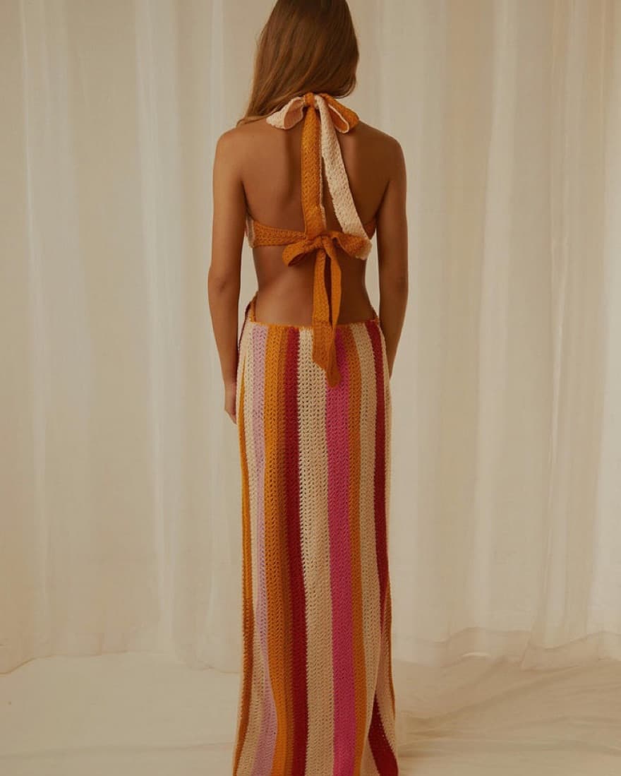 Haven Crochet Maxi Dress - Image 2