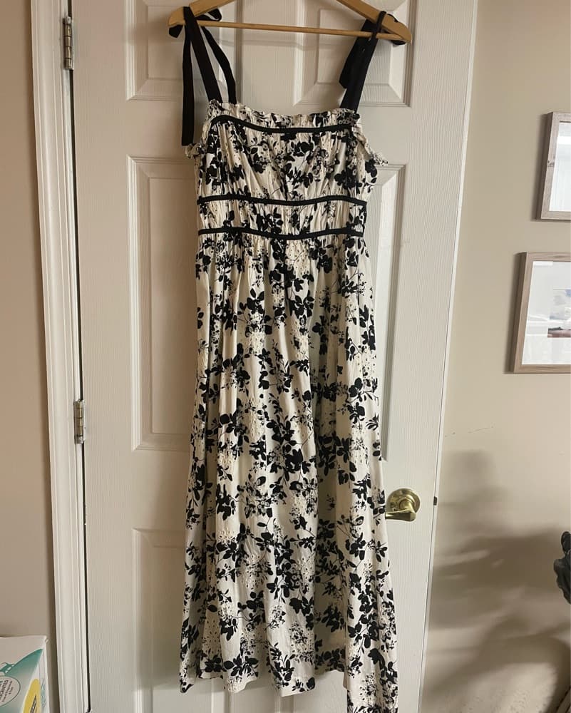 En Saison Vivi Eyelet Floral Midi Dress - Image 3