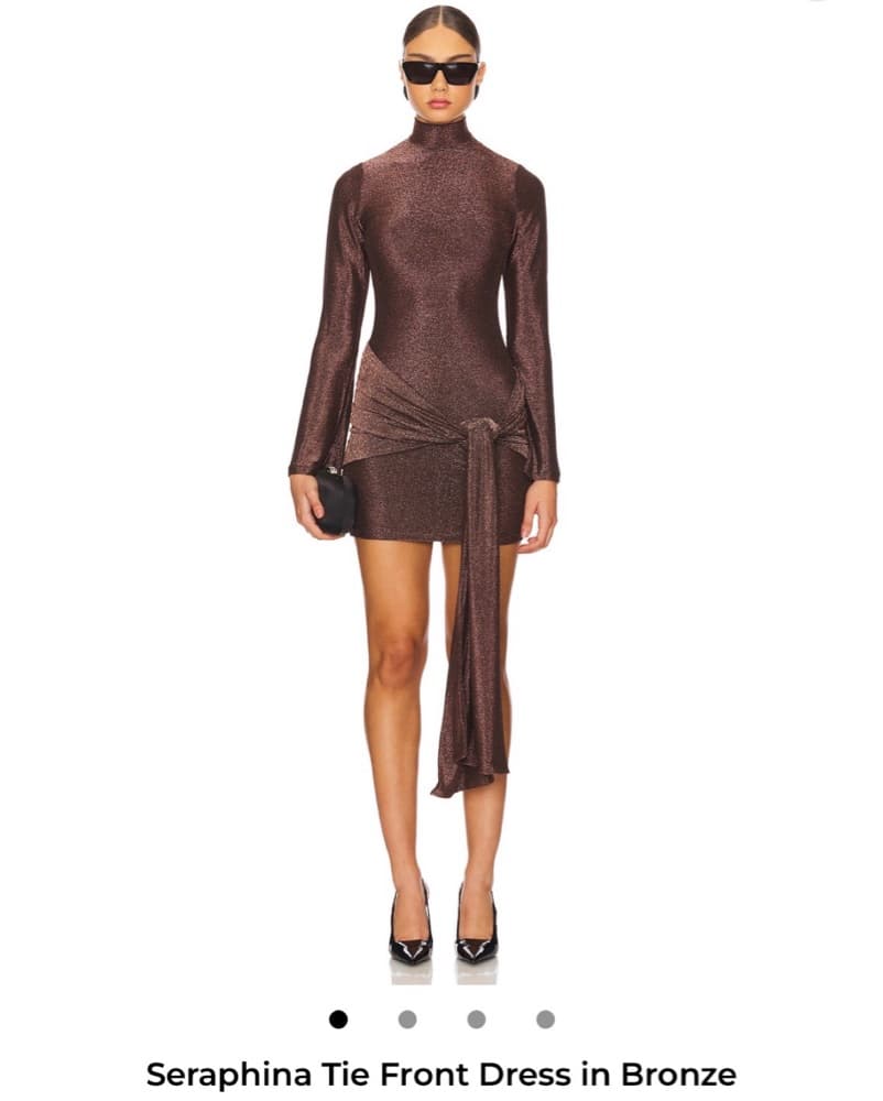 Revolve Seraphina Tie Front Dress - Image 1