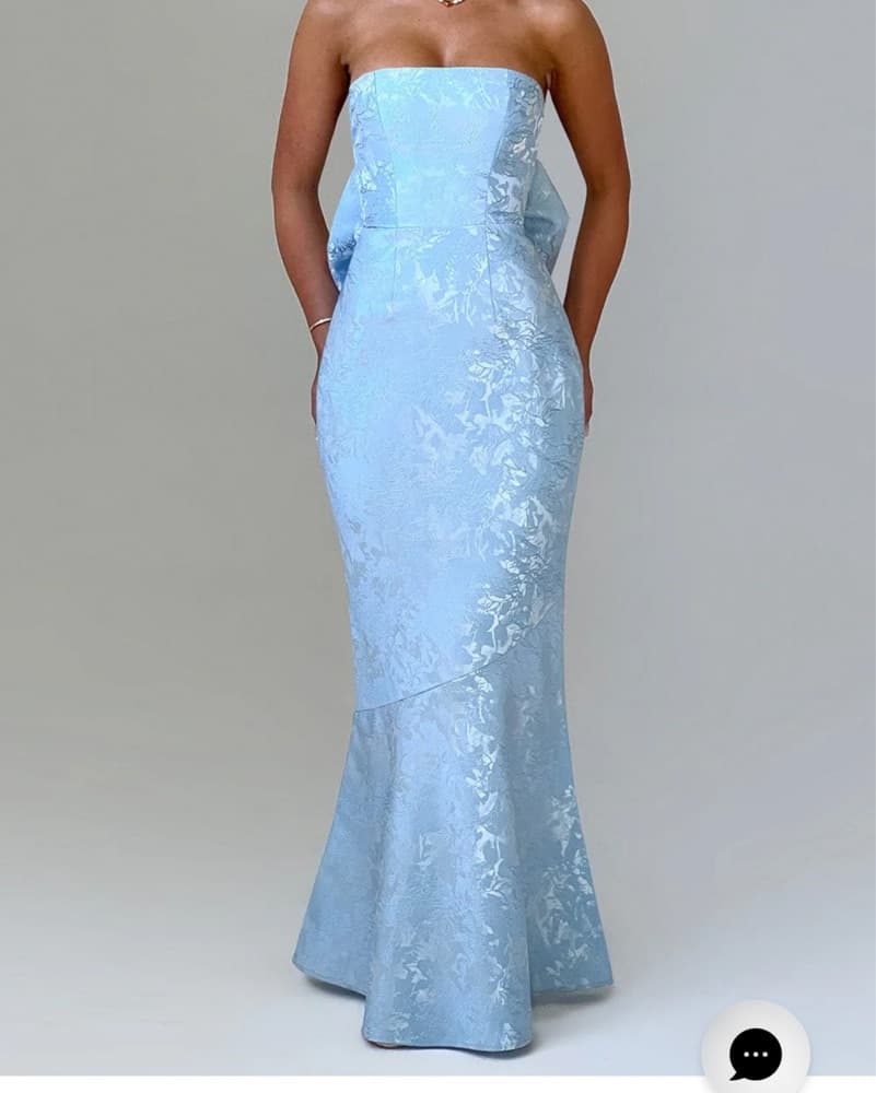 Babyboo Felicity Maxi Dress - Blue - Image 1