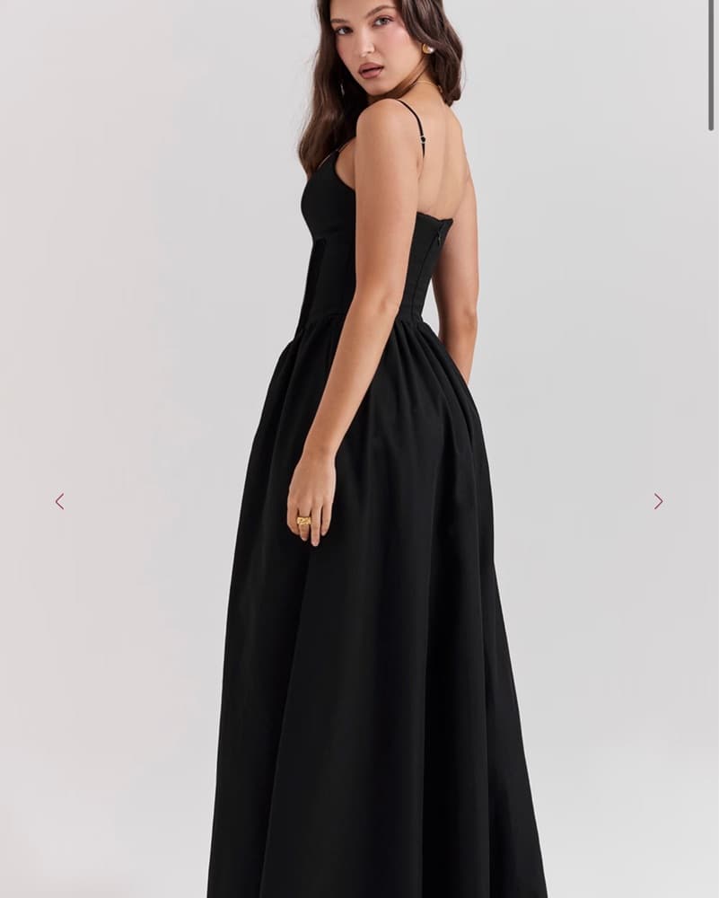 Hous Of CB “Lova” Black Corset Gown  - Image 2