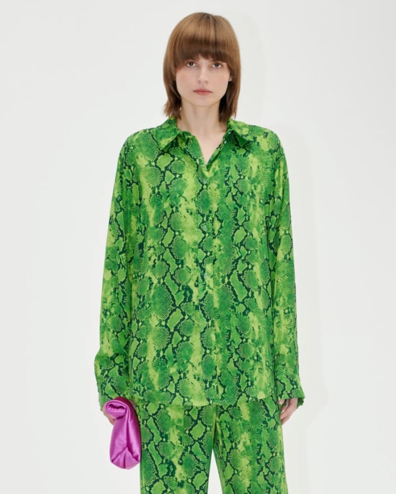 Stine Goya Snake Print Blouse - Image 1