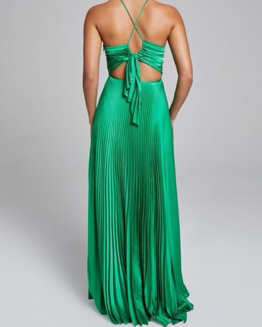 A.L.C. Aries Dress in Green - Image 2