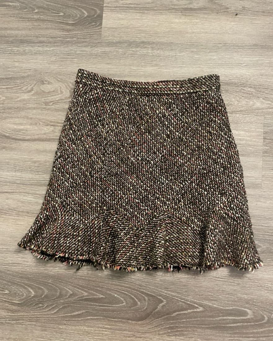 Theory Autumn Diagonal Mini Skirt  - Image 4