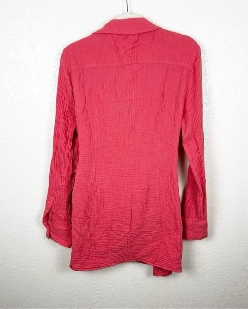 Onia Vibrant Wrapped Dress in Coral - Image 6