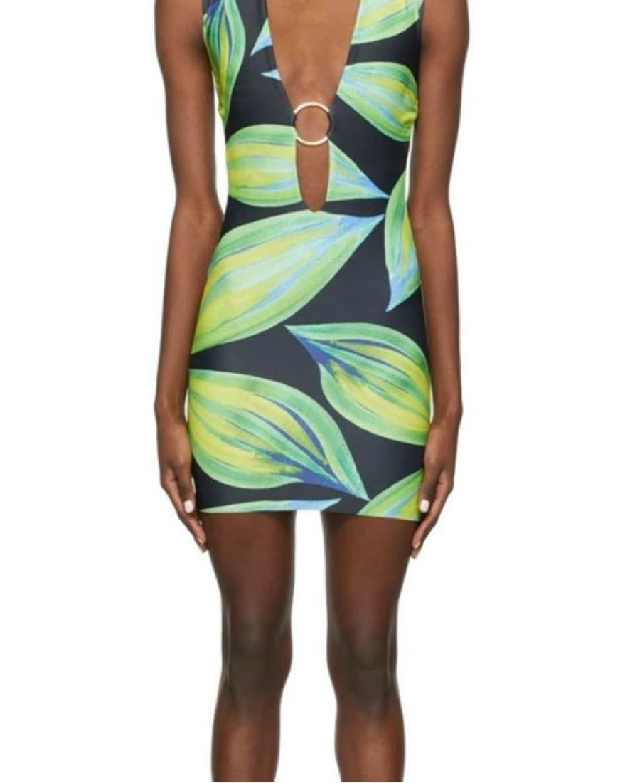 Vibrant Tropical Mini Dress - Image 3