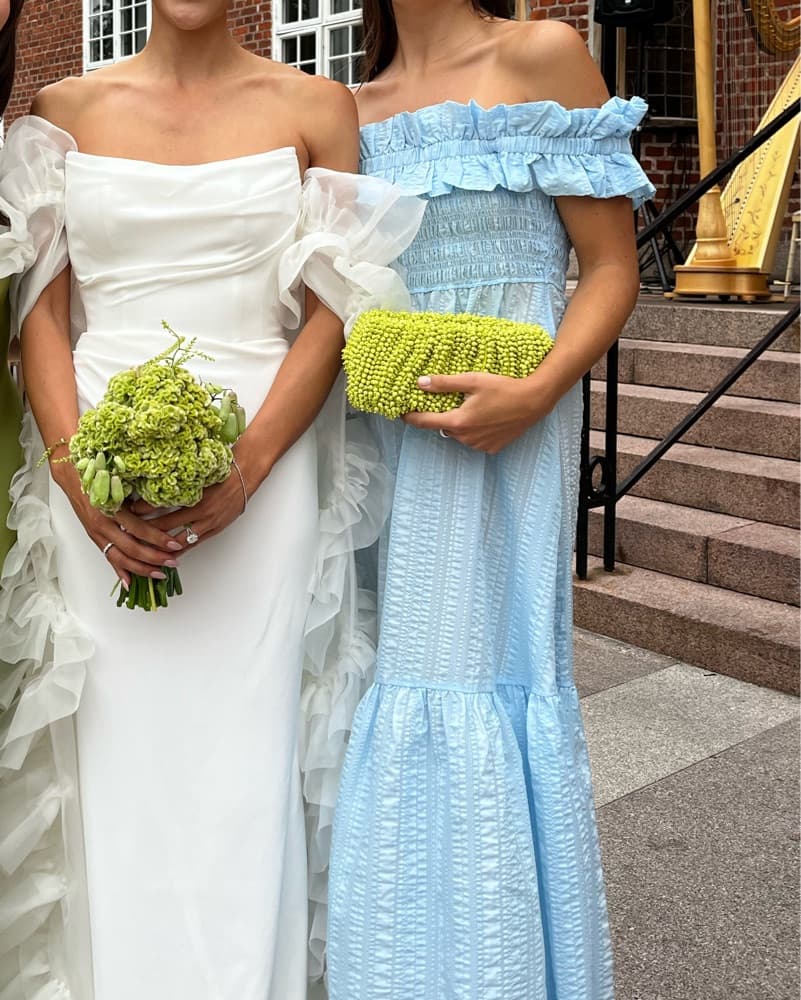 Ganni Midi Wedding Guest Dress  - Image 1