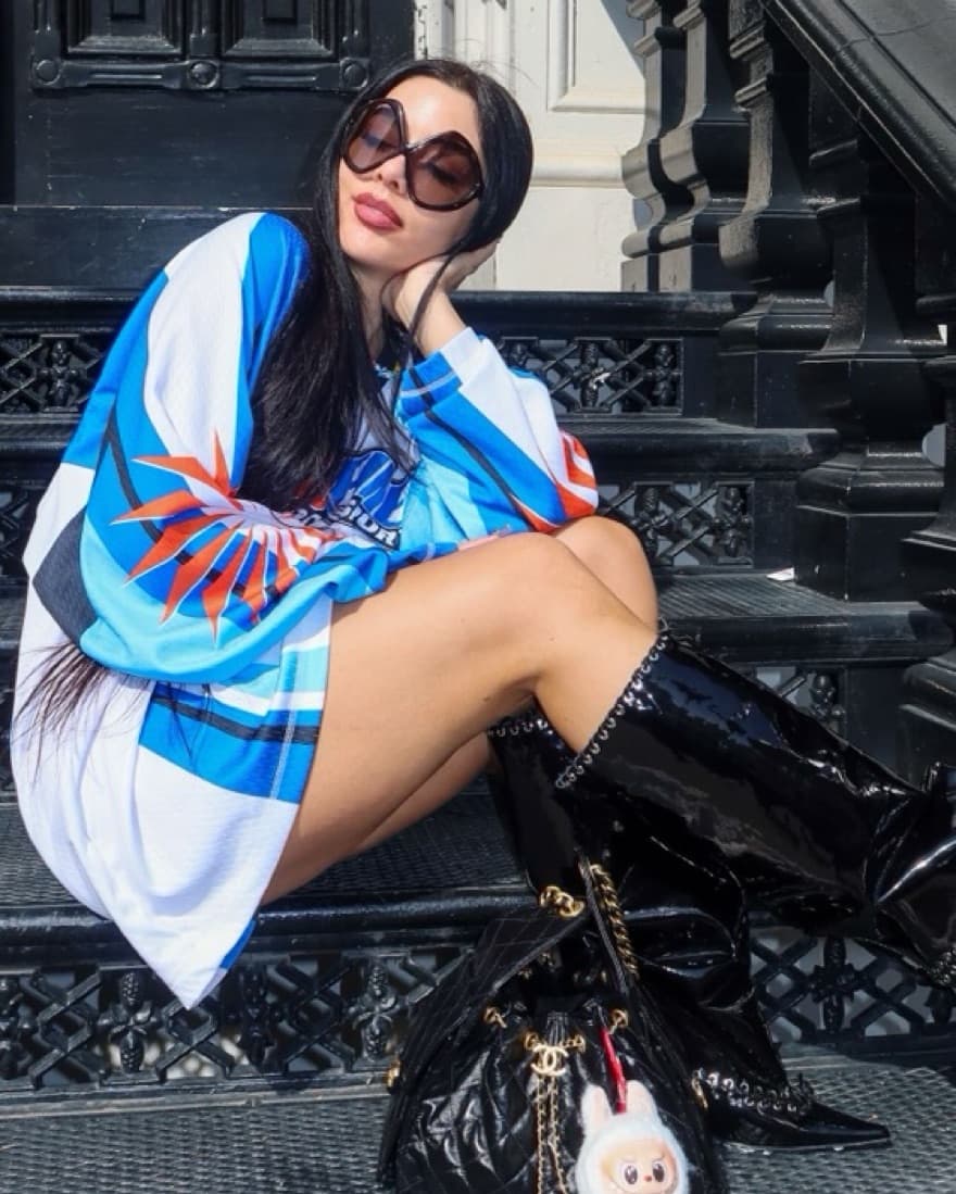 Martine Rose “So Fine” Oversized Football Jersey Dress - Image 6