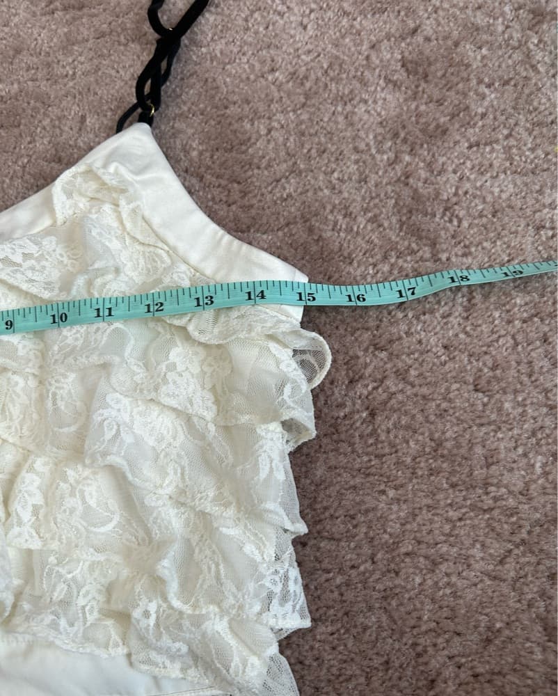 Loveshackfancy Malt Lace Cropped tank  - Image 5