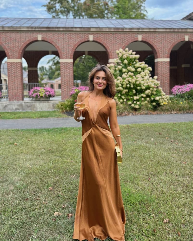 Devora Dress Toffee - Image 1
