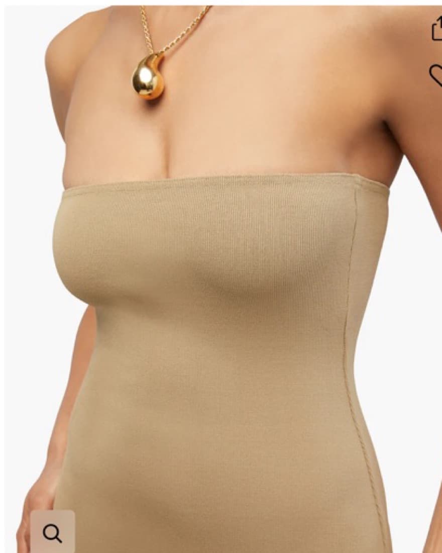 Ribbed Cotton midi Dress  - Image 5