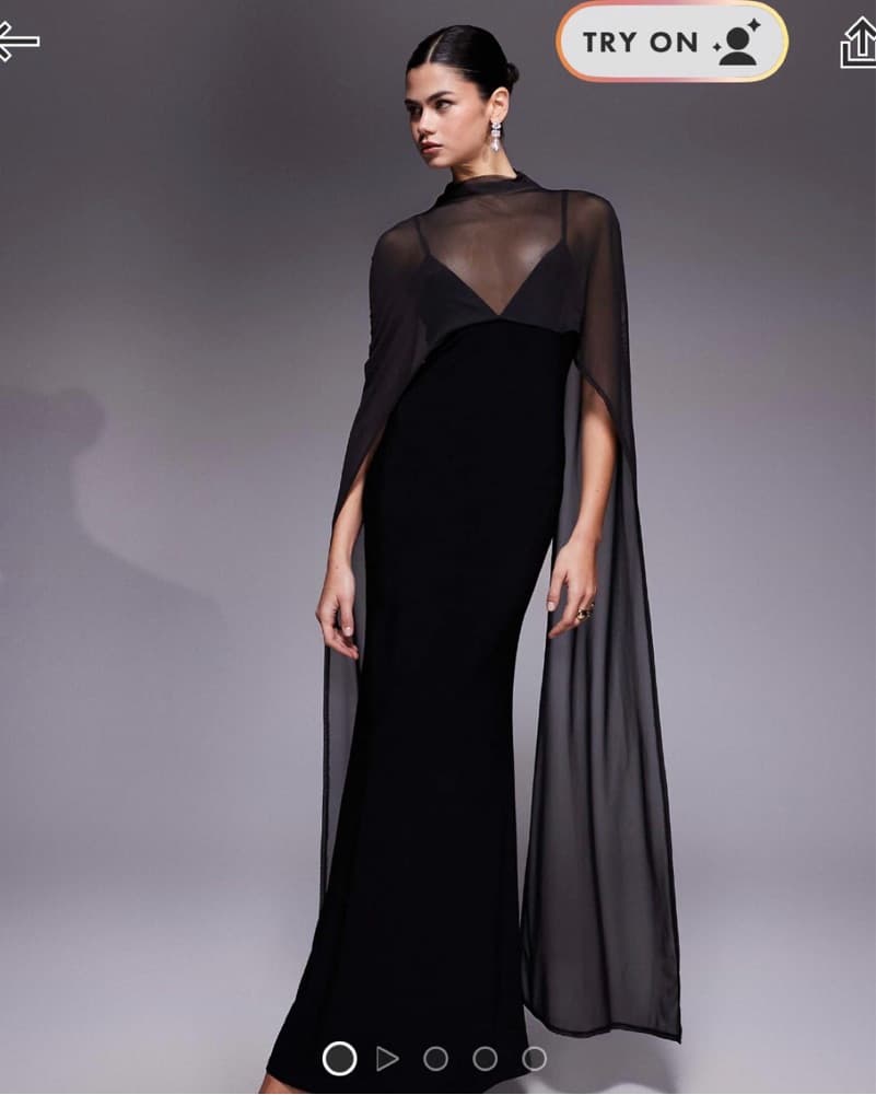 ASOS Cape Maxi Dress - Image 5