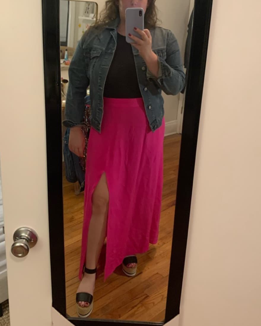 Calypso st. barth Hot Pink Maxi Skirt - Image 3