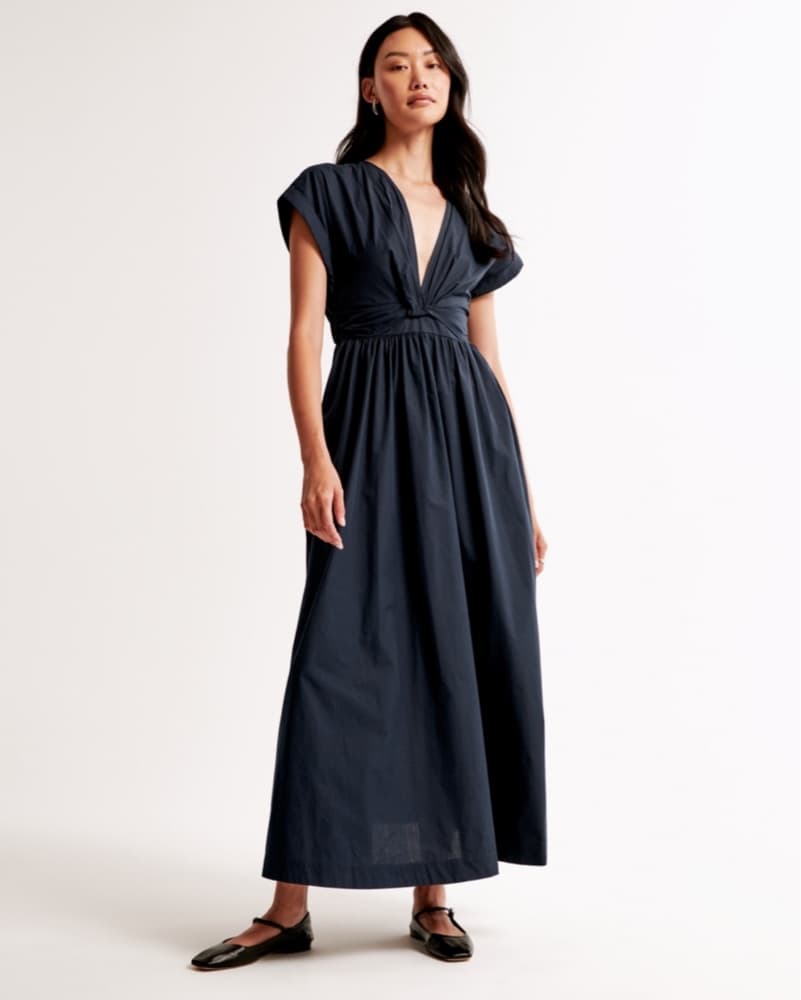 Navy Blue Maxi Dress - Image 1