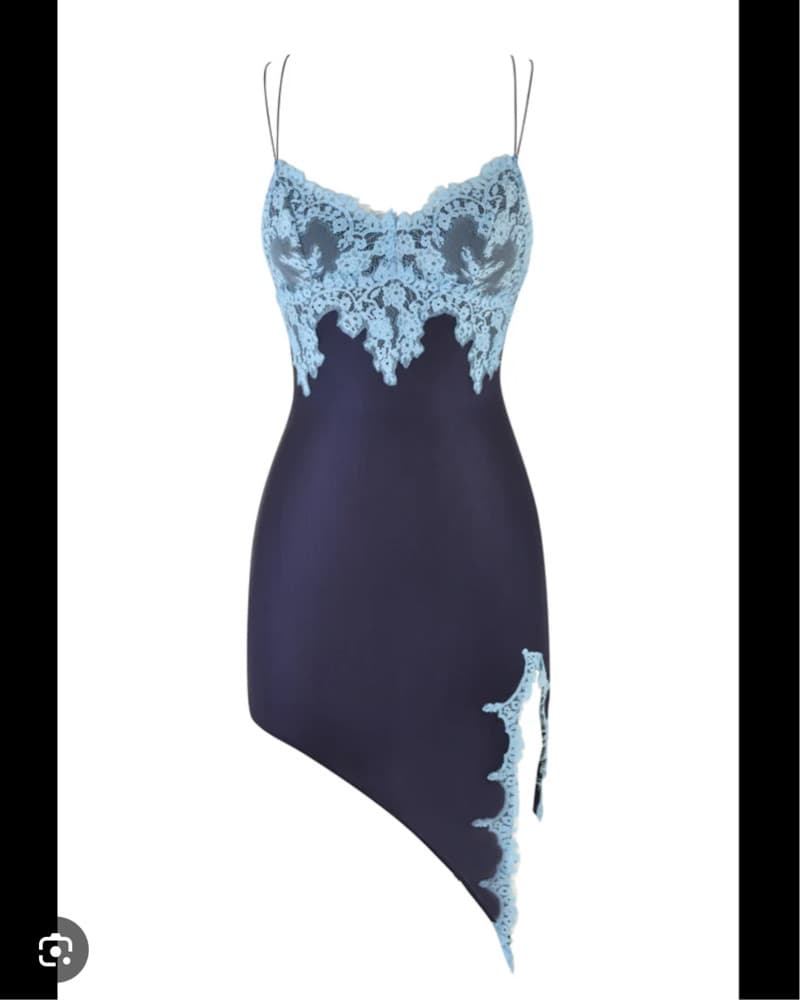 I Am Gia Assymetrical Lace Dress /or Top - Image 4