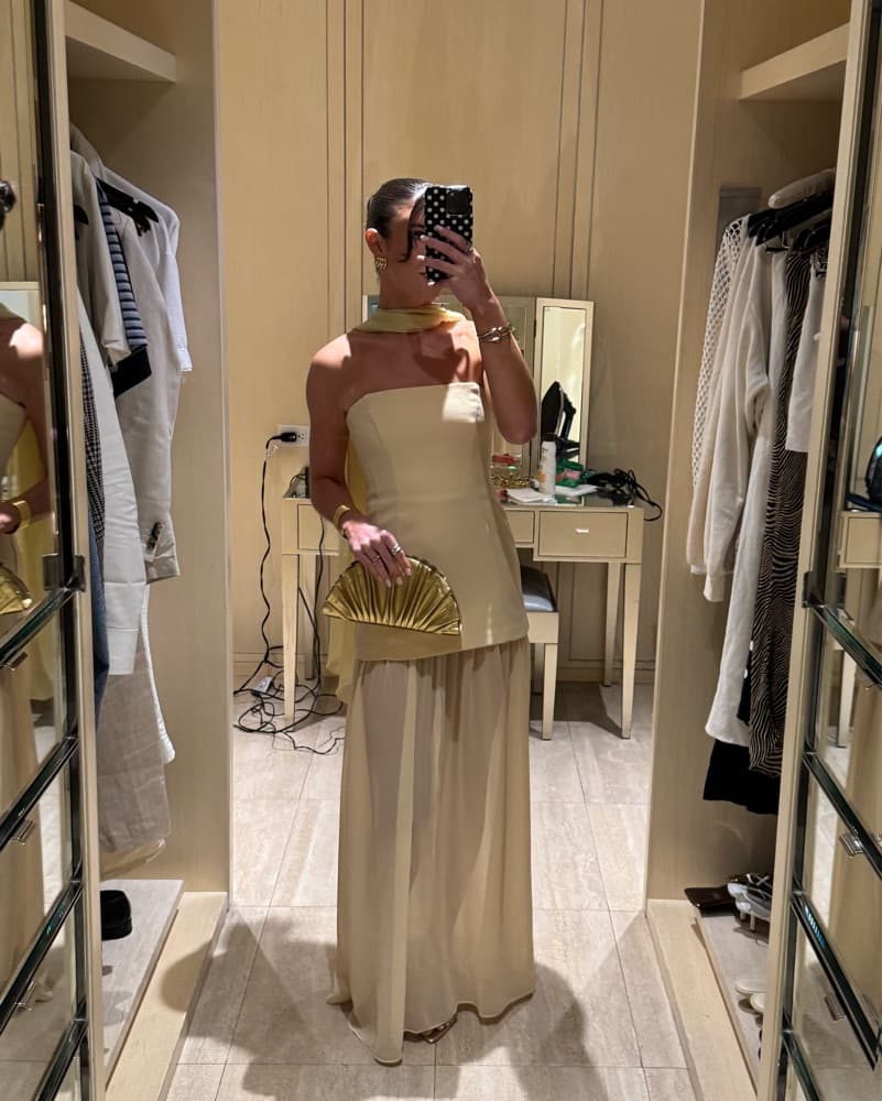 Amanda Uprichard Butter Yellow Dress - Image 2