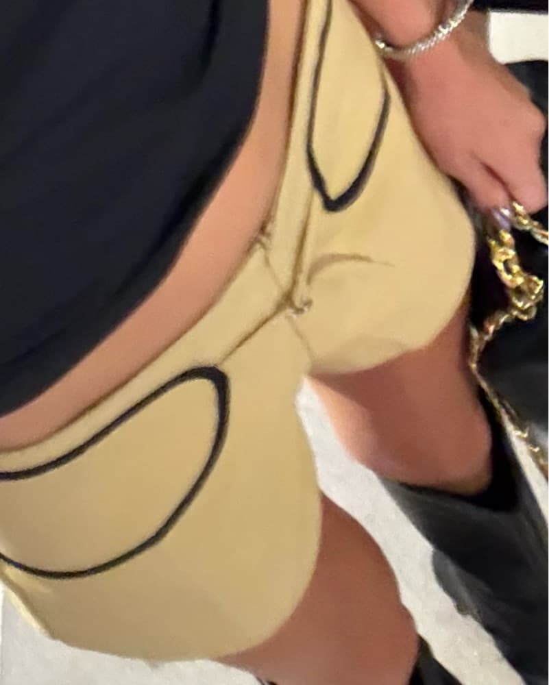 Lioness Tan Mini Shorts - Image 2
