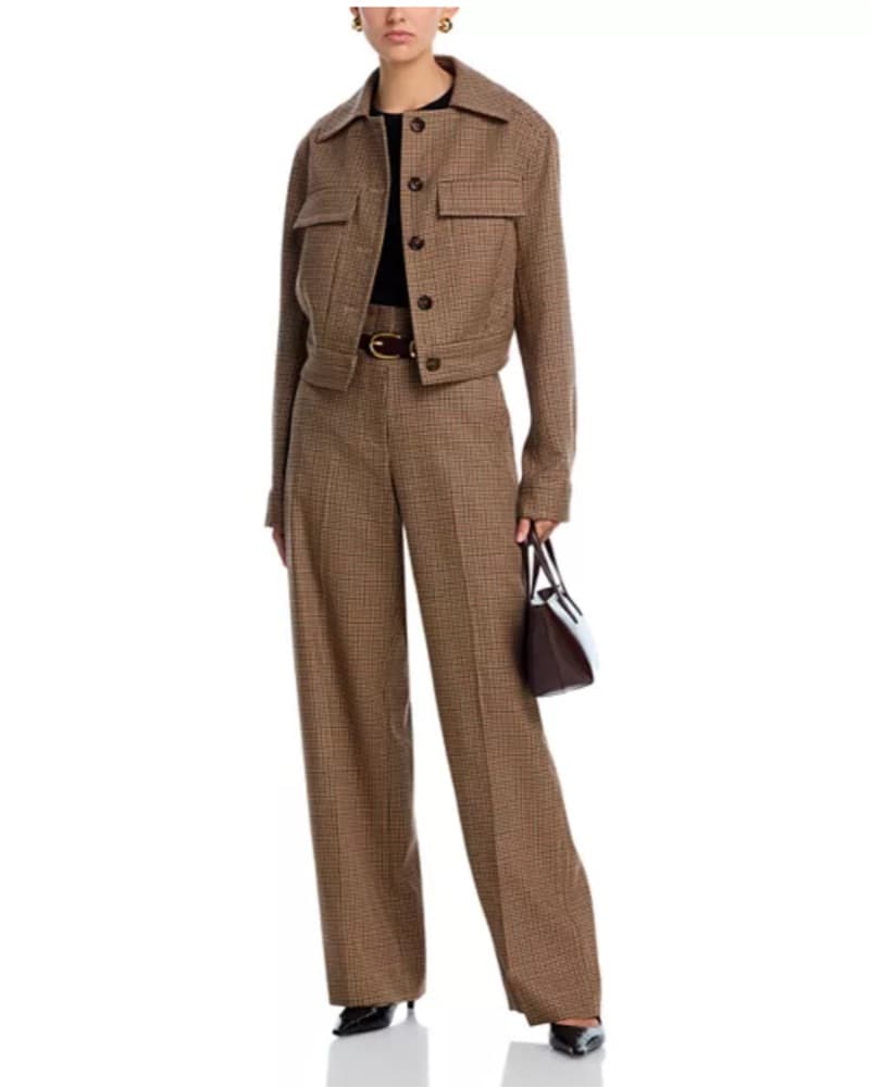The Kooples Plaid Wool Pants - Image 2