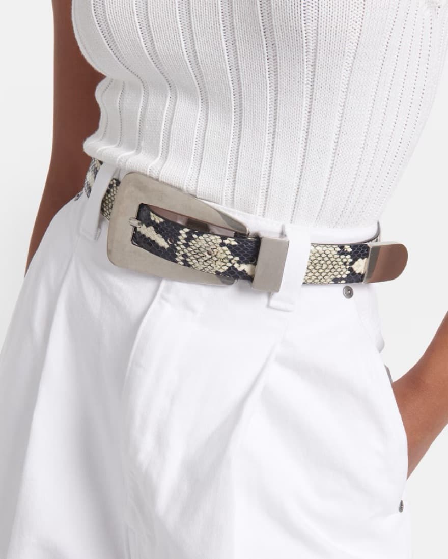 Khaite Lucca Snake Belt - Image 1