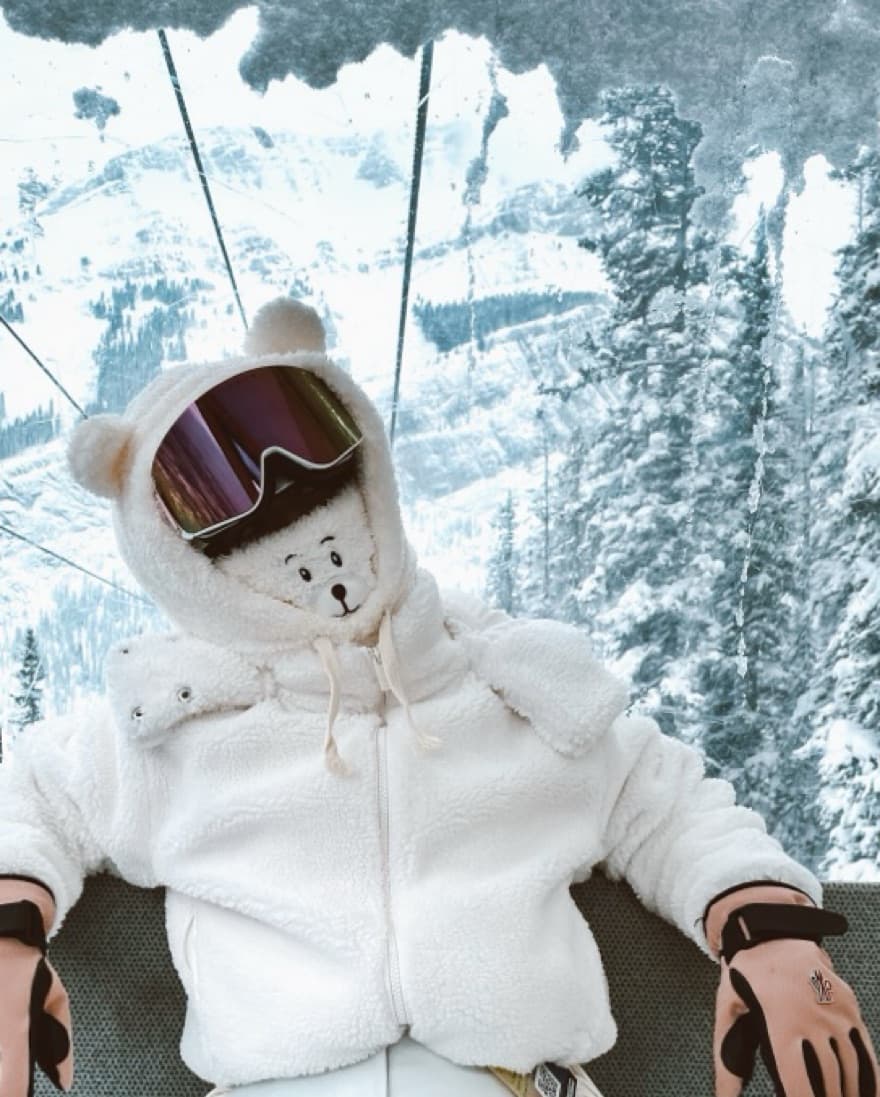 Helmet+ Beanie Bear+ Bear Gloves - Image 1