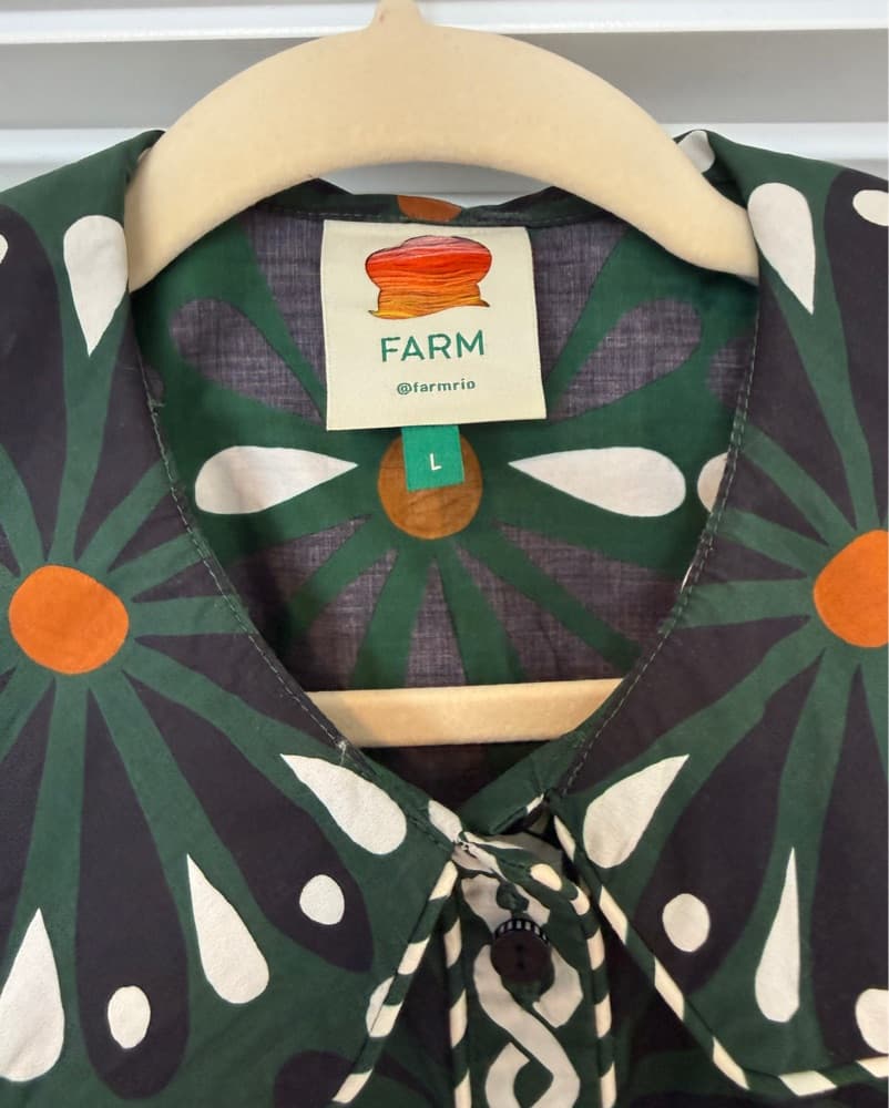 Farm Rio Floral Button-Up Dress - Image 2