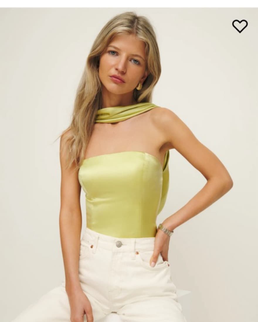 Reformation Sallie Silk Top  - Image 2