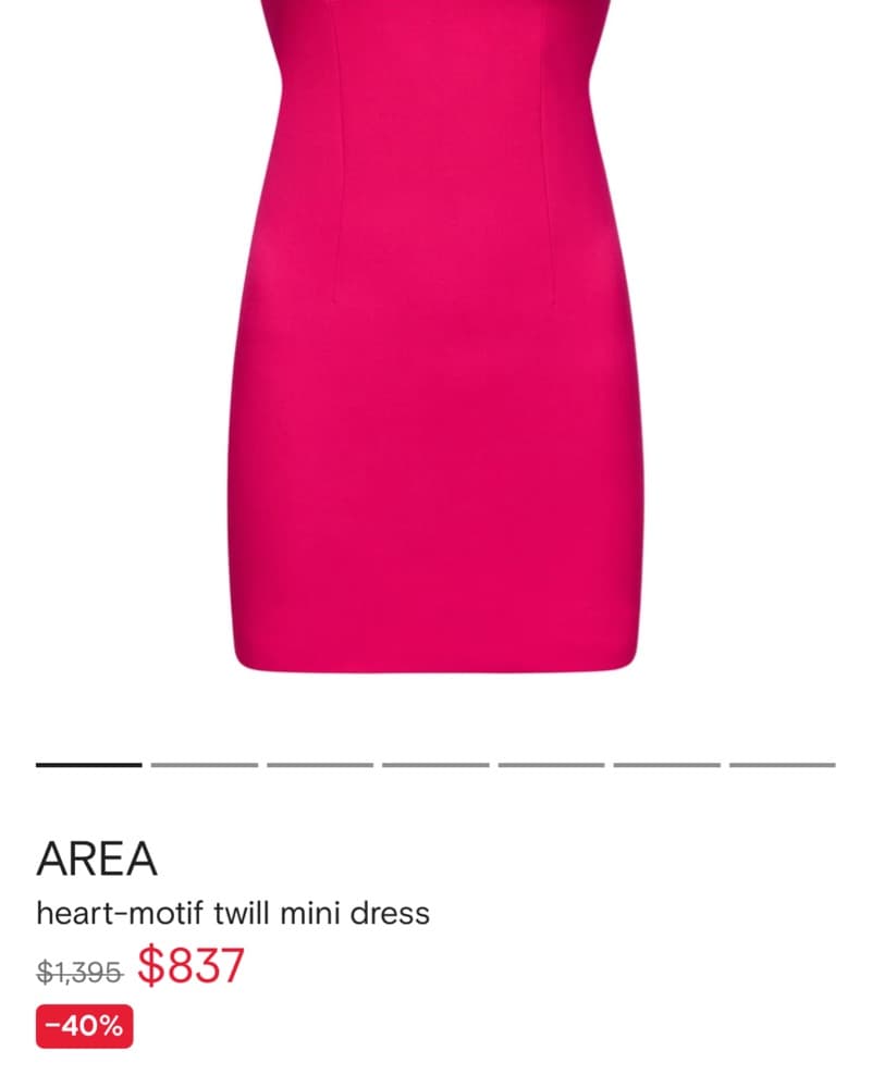 $1K+ Area Gem Heart Dress  - Image 5