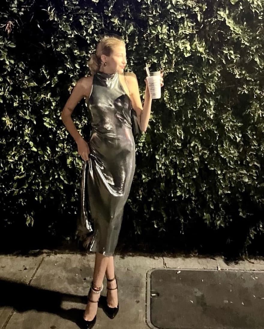 Anthropologie | Silver Maxi Dress - Image 4