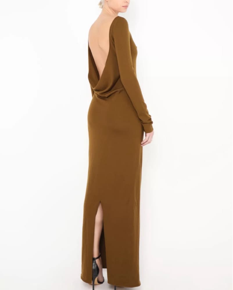 Vintage Khaite Open Back Gown - Image 3