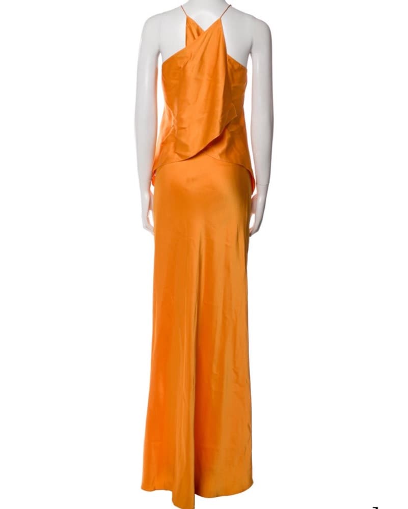 Orange Satin Coord  - Image 2