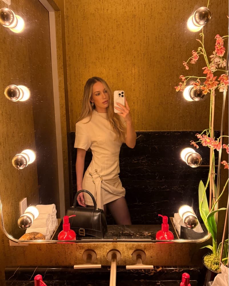 Martini Dress In Eggnog  - Image 1
