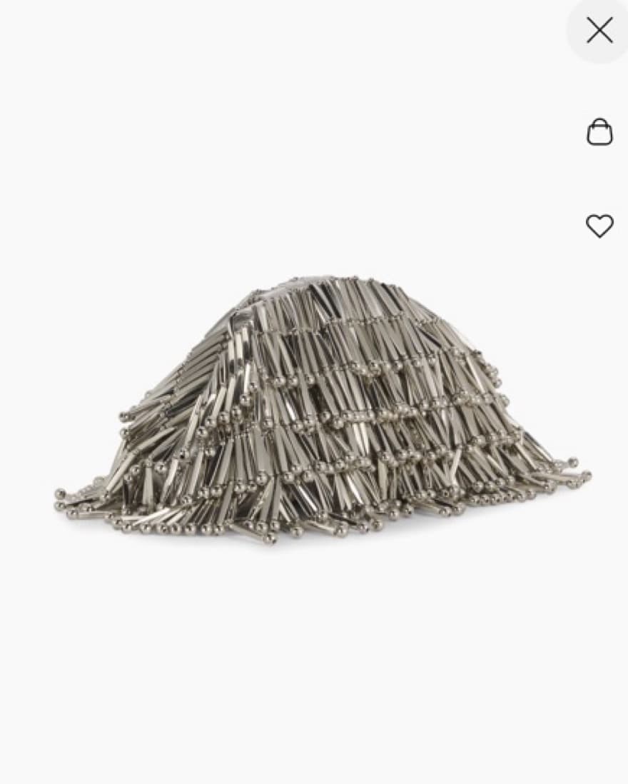 Cult Gaia Silver Fringe Bag - Image 1
