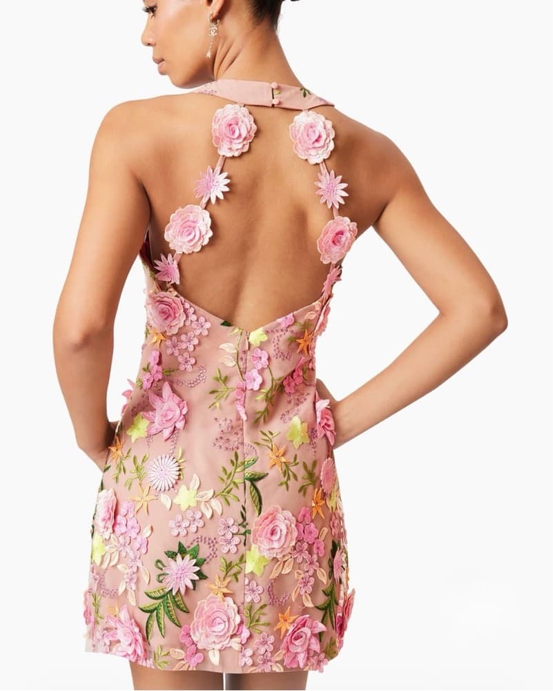 Elliatt Aella Party Mini Dress In Pink - Image 2
