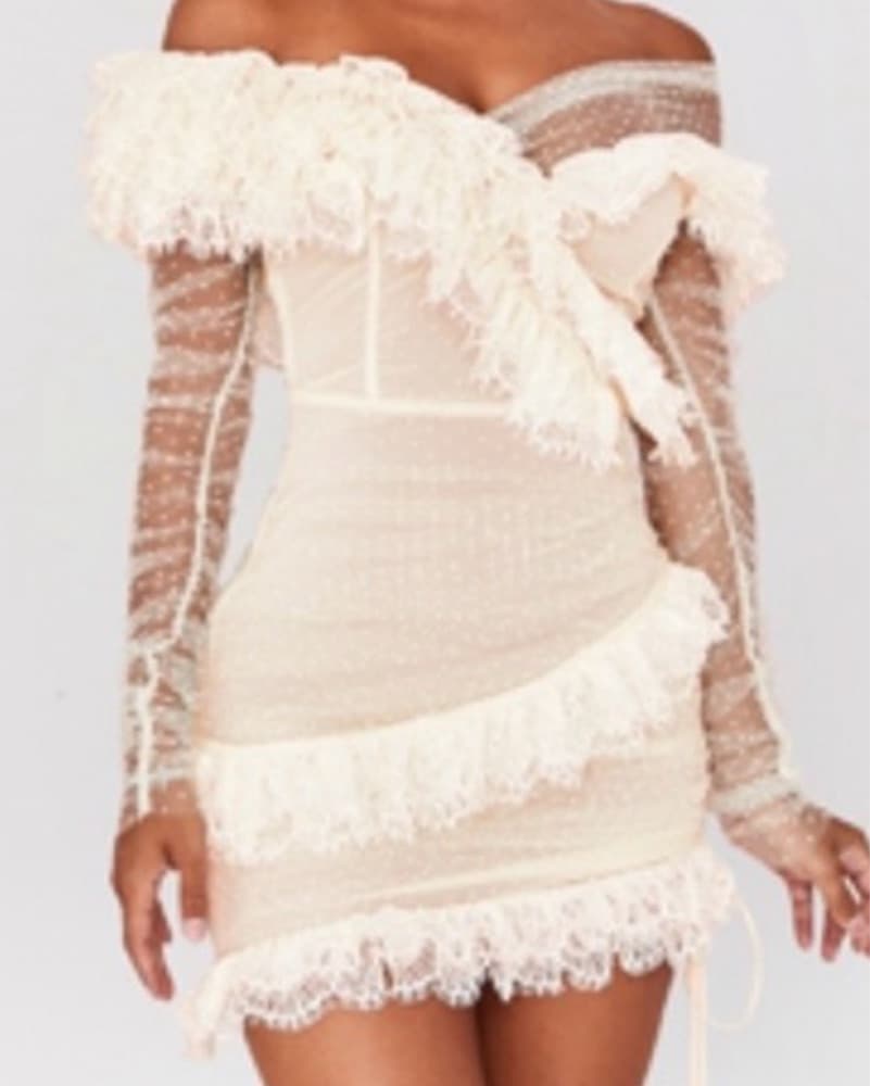 House Of CB Sorrel Tulle Mini Dress - Image 3
